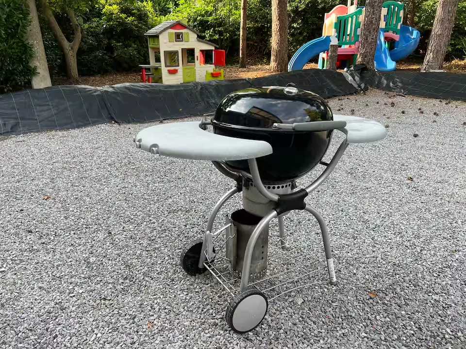 Barbecue in de tuin