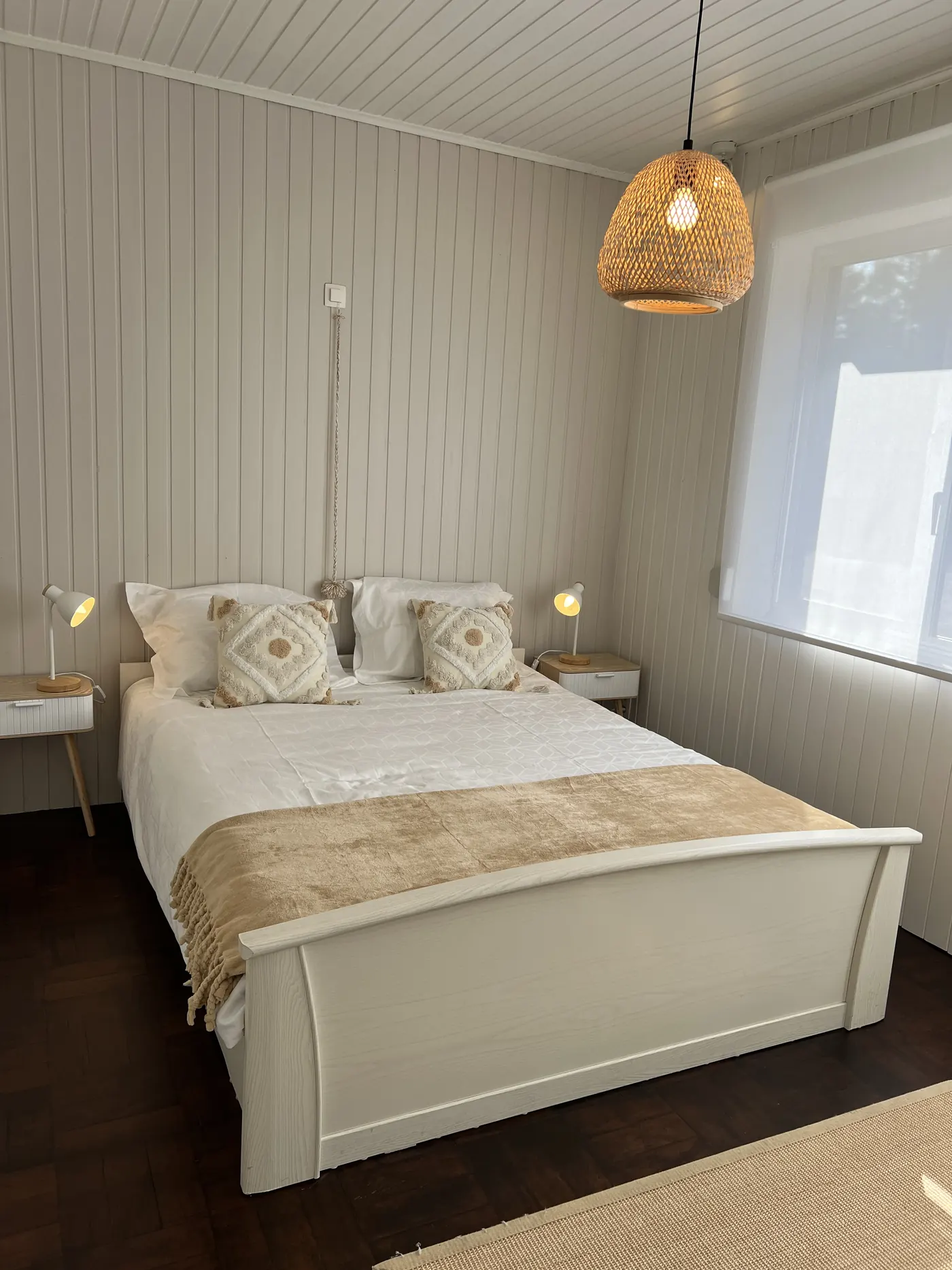 Slaapkamer met tweepersoonsbed